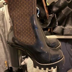 louis vuitton platform boots